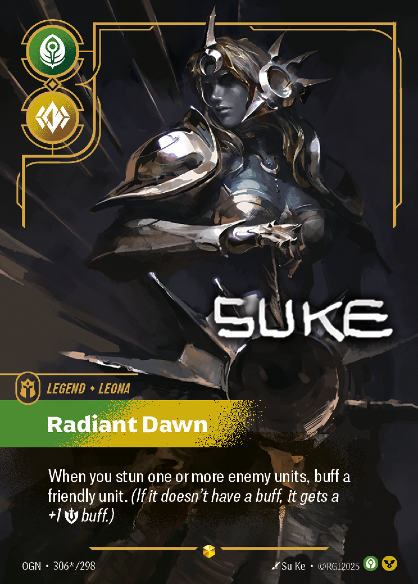 Radiant Dawn (Legend) (OGN-306*/298) (Showcase)