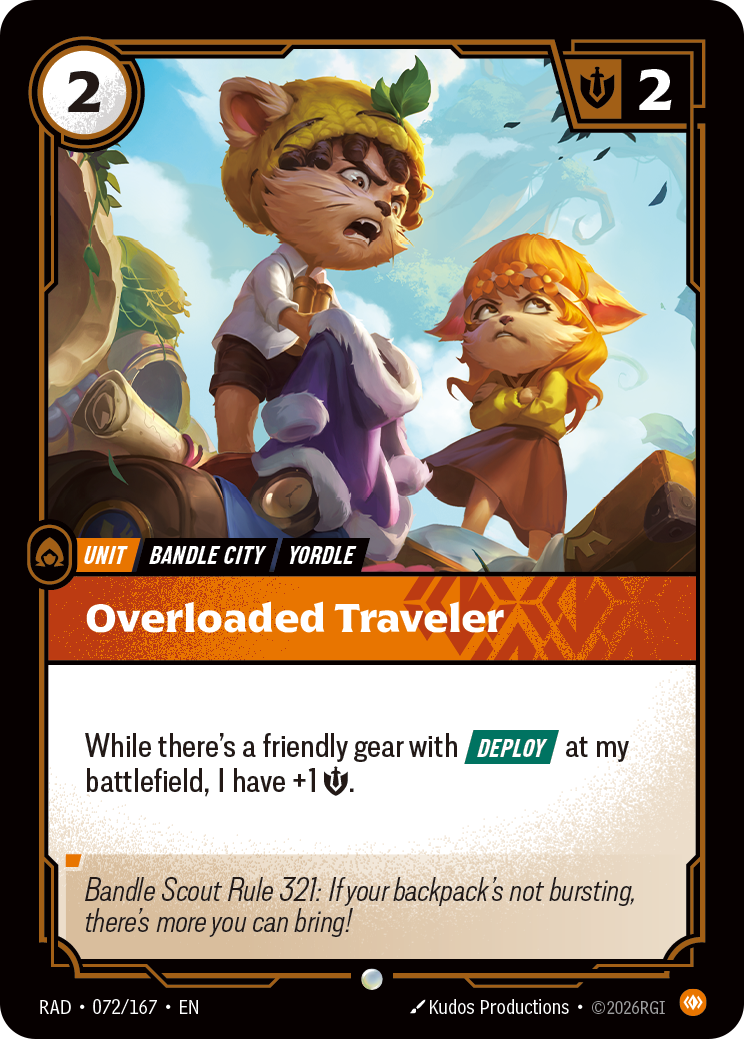 Overloaded Traveler (Unit) (RAD-072/167) (Common)