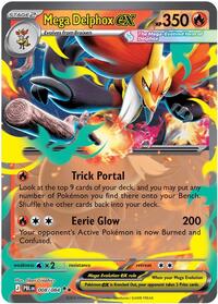 Mega Delphox ex (Stage 2 Pokémon) (PBL-008/084) (Double Rare)