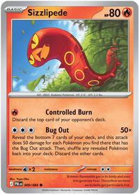 Sizzlipede (Basic Pokémon) (PBL-009/084) (Common)