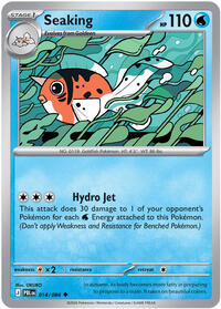 Seaking (Stage 1 Pokémon) (PBL-014/084) (Uncommon)