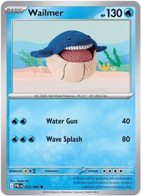 Wailmer (Basic Pokémon) (PBL-015/084) (Common)
