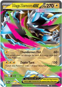Mega Zeraora ex (Basic Pokémon) (PBL-027/084) (Double Rare)