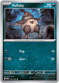 Vullaby (Basic Pokémon) (PBL-049/084) (Common)