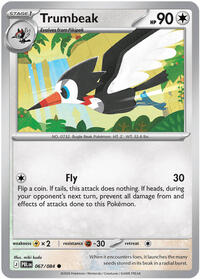 Trumbeak (Stage 1 Pokémon) (PBL-067/084) (Common)