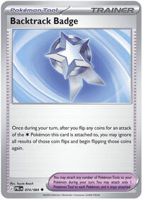 Backtrack Badge (Trainer) (PBL-074/084) (Uncommon)