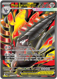 Mega Excadrill ex (Stage 1 Pokémon) (PBL-103/084) (Ultra Rare)