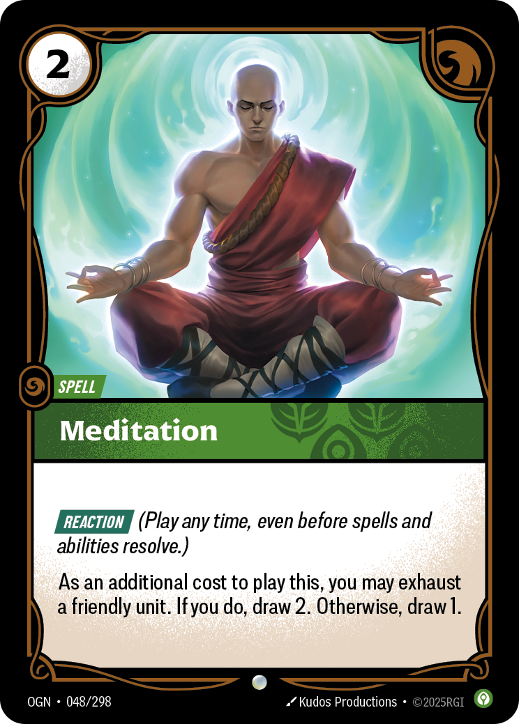 Meditation (Spell) (OGN-048/298) (Common)