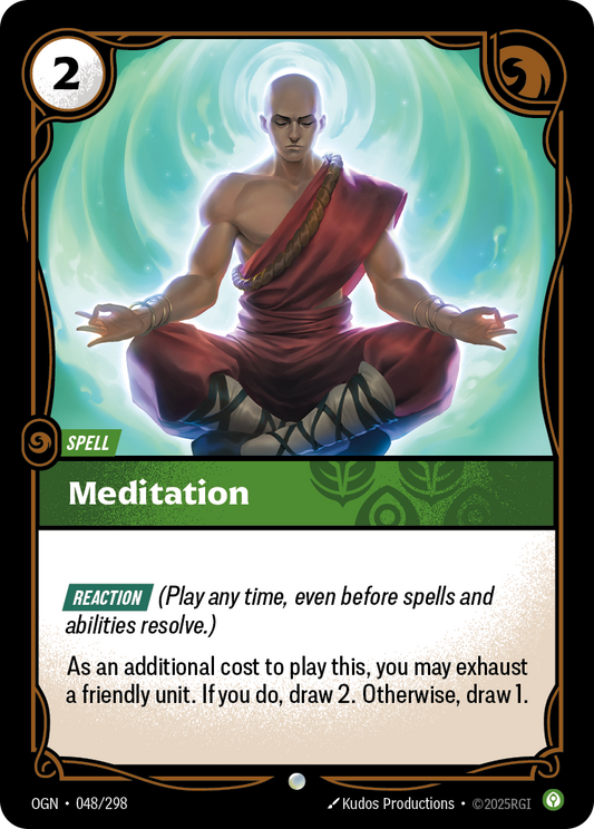 Meditation (Spell) (OGN-048/298) (Common)
