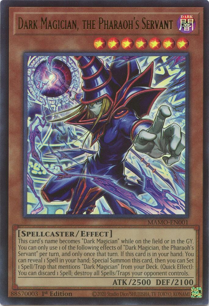 Dark Magician, the Pharaoh's Servant (Monster) (MAMO-EN001)
