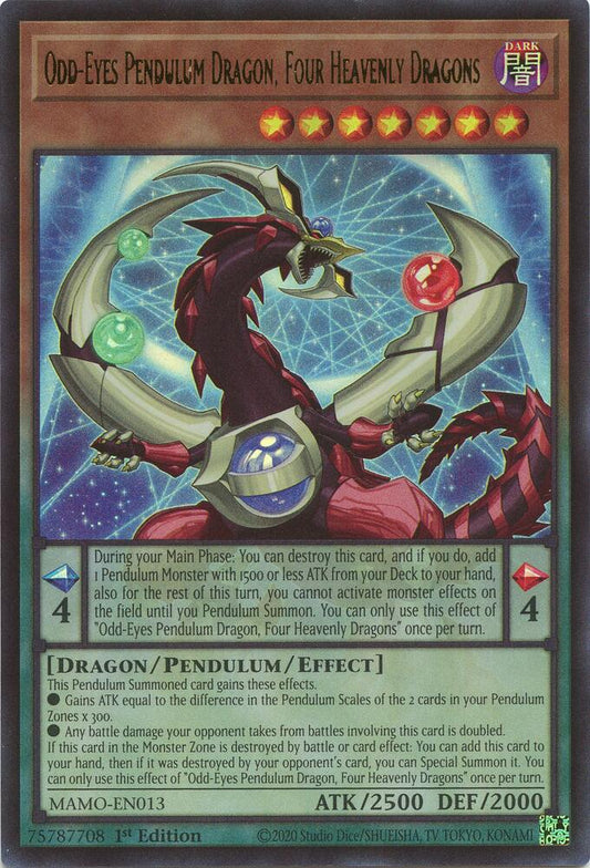 Odd-Eyes Pendulum Dragon, Four Heavenly Dragons (Monster) (MAMO-EN013)