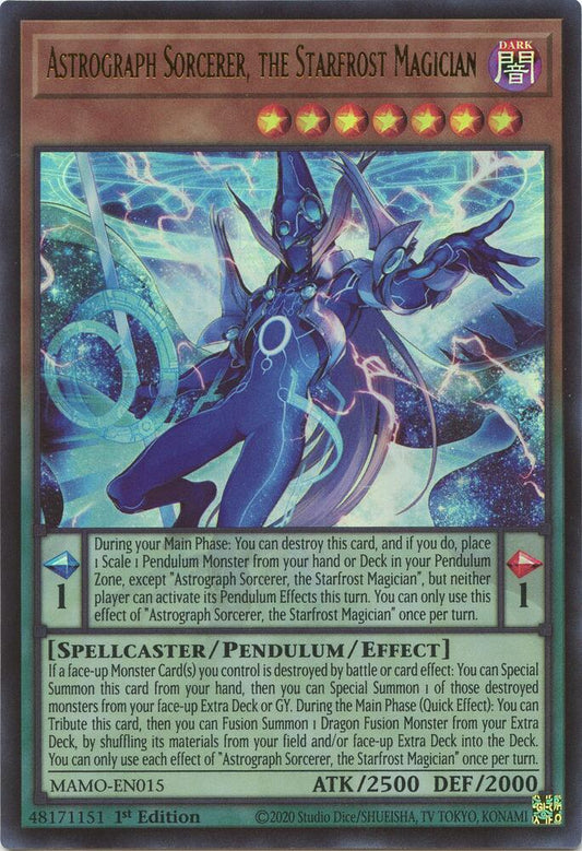 Astrograph Sorcerer, the Starfrost Magician (Monster) (MAMO-EN015)