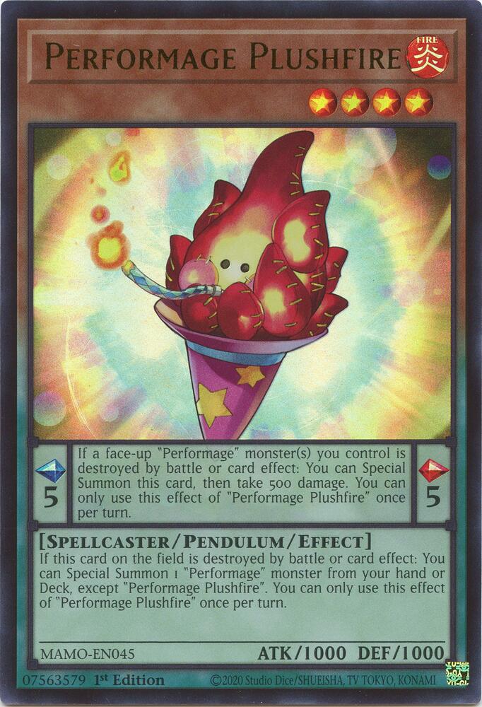 Performage Plushfire (Monster) (MAMO-EN045)