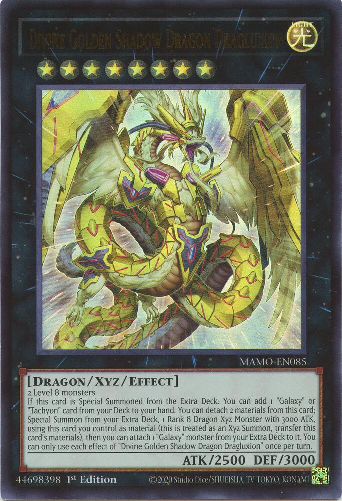 Divine Golden Shadow Dragon Dragluxion (Monster) (MAMO-EN085)