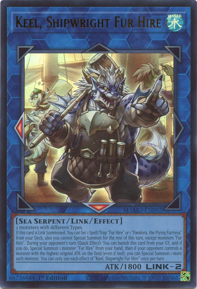 Keel, Shipwright Fur Hire (Monster) (MAMO-EN092)