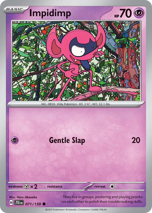 Impidimp (Basic Pokémon) (JTG-071/159) (Common)