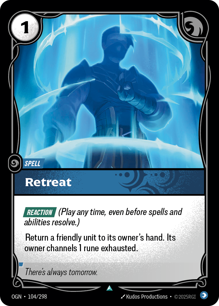 Retreat (Spell) (OGN-104/298) (Uncommon)