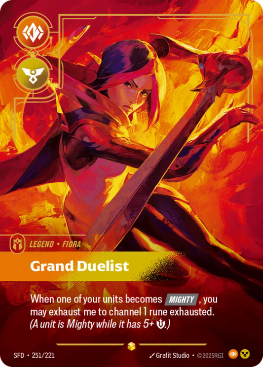 Fiora Grand Duelist (Legend) (SFD-251/221) (Showcase)