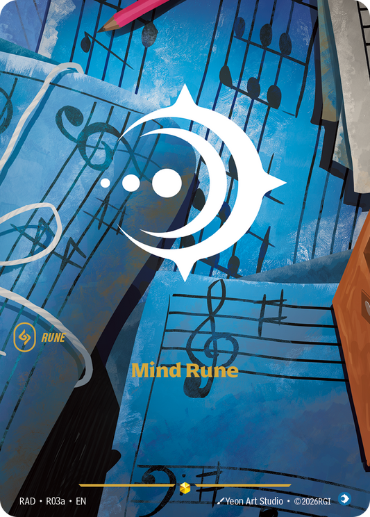 Mind Rune (Rune) (RAD-R03a) (Showcase) (Alternate Art)