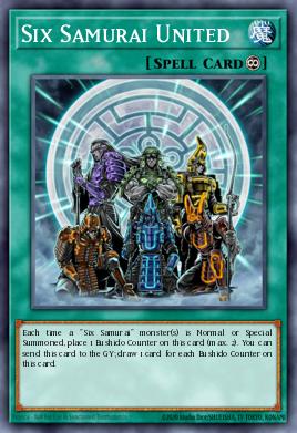 Six Samurai United (SPELL) (RA03-EN054) (SR/UR/SE/UL/PS/CR/QCSE)