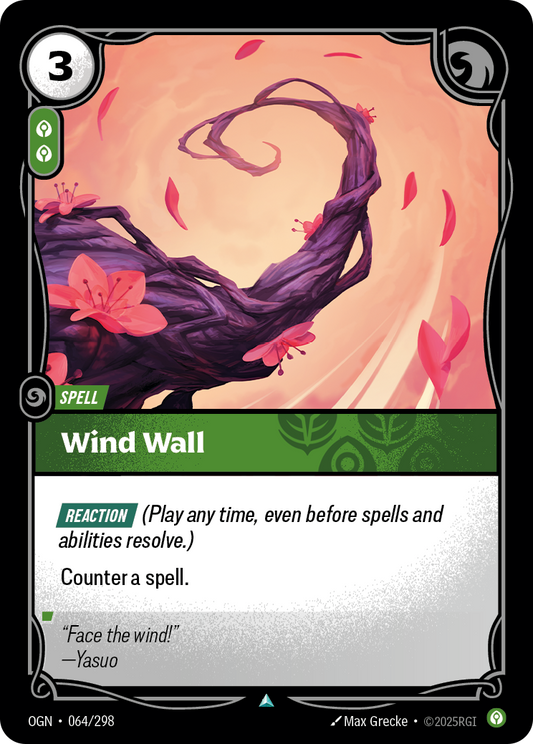 Wind Wall (Spell) (OGN-064/298) (Uncommon)