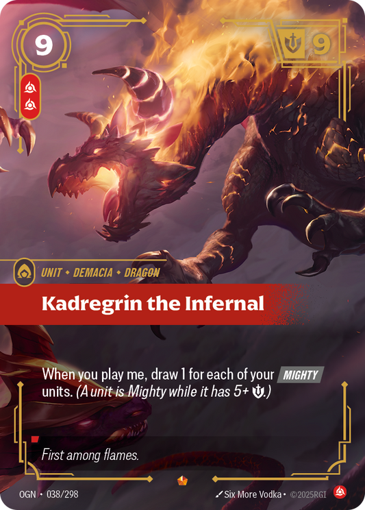 Kadregrin the Infernal (Unit) (OGN-038/298) (Epic)