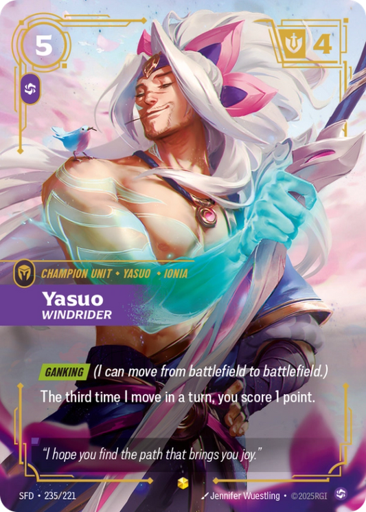 Yasuo Windrider (Champion Unit) (SFD-235/221) (Showcase)