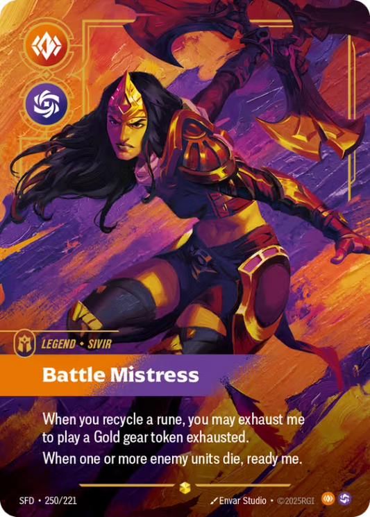 Sivir Battle Mistress (Legend) (SFD-250/221) (Showcase)