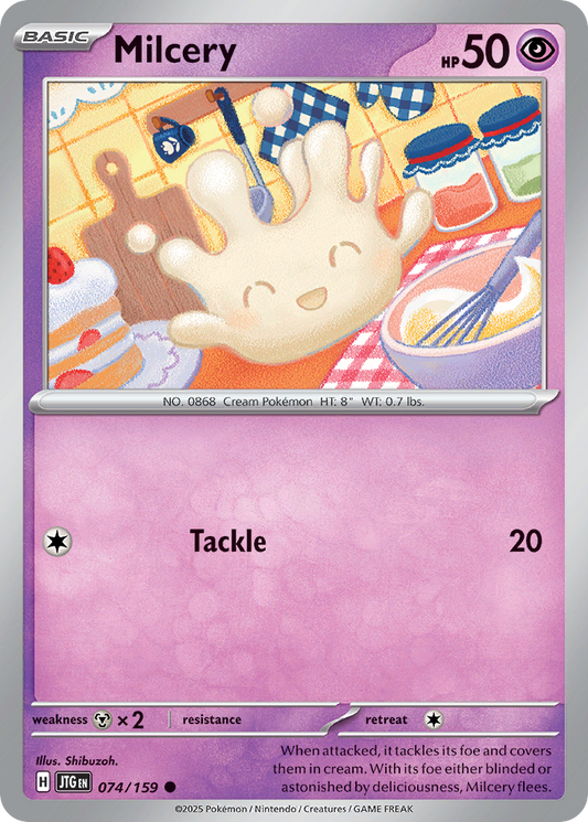 Milcery (Basic Pokémon) (JTG-074/159) (Common)