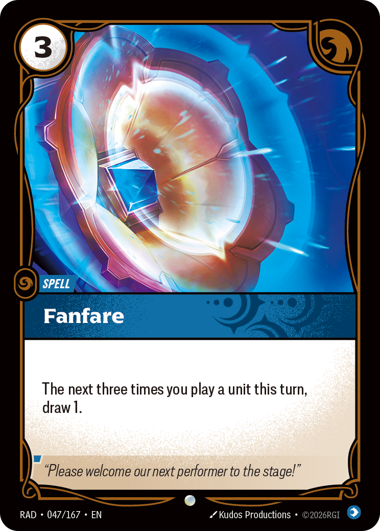 Fanfare (Spell) (RAD-047/167) (Common)