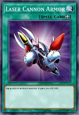 Laser Cannon Armor (SPELL) (LOB-EN089) (COMMON)