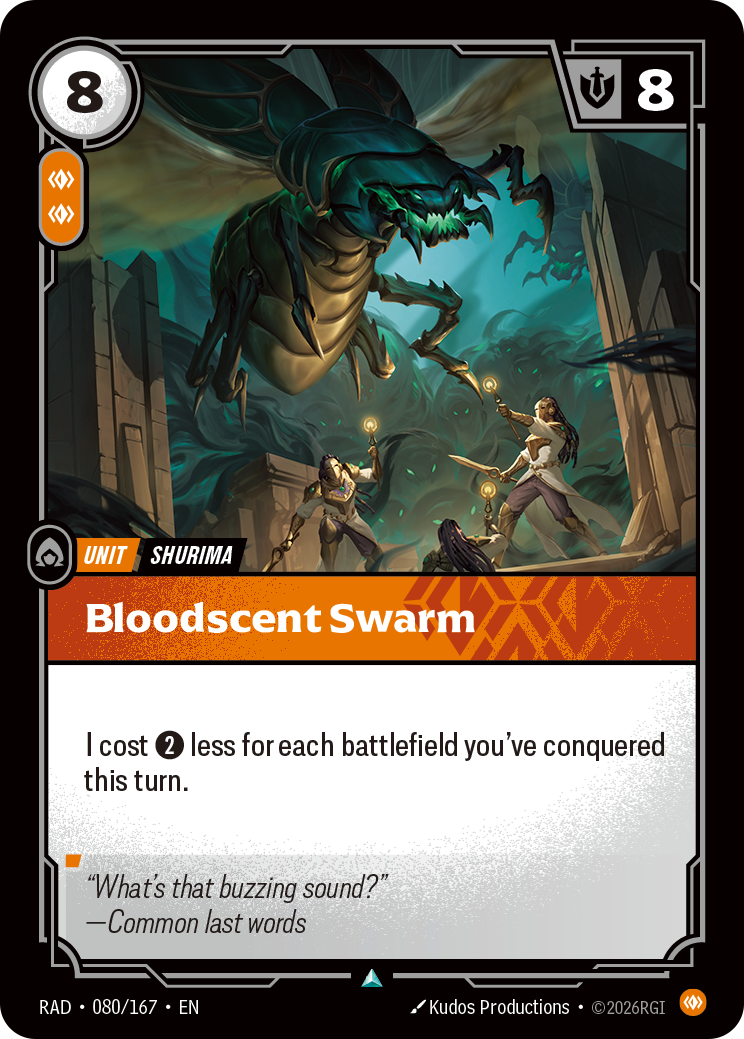 Bloodscent Swarm (Unit) (RAD-080/167) (Uncommon)