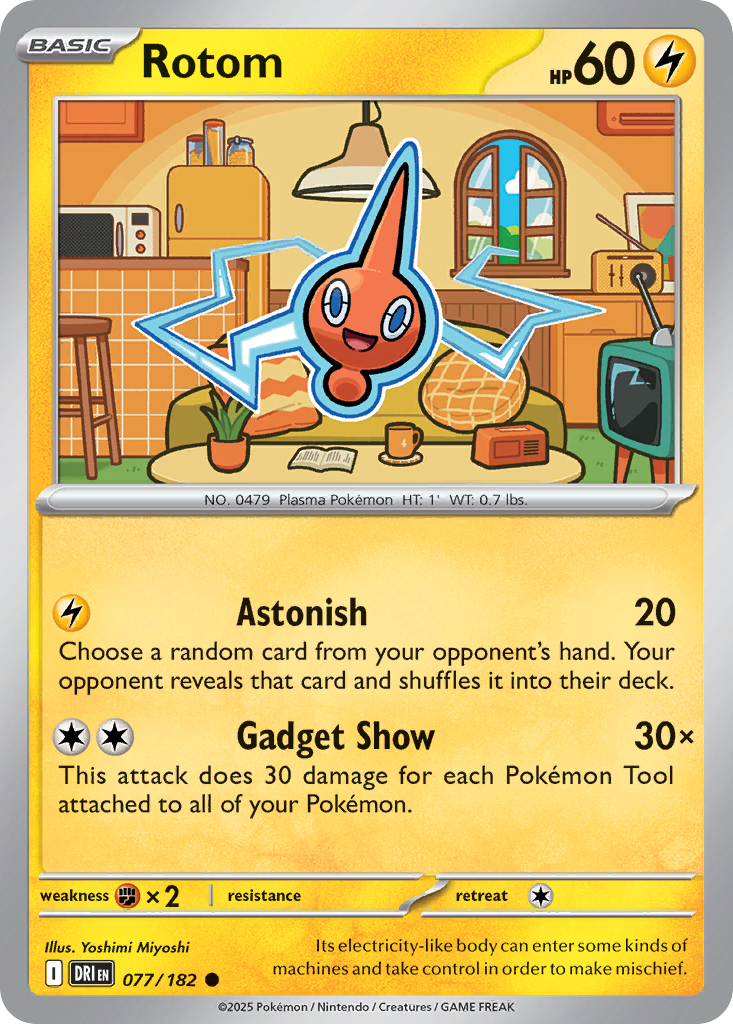 Rotom (Basic Pokémon) (DRI-077/182) (Common)