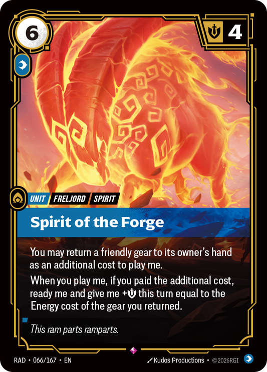 Spirit of the Forge (Unit) (RAD-066/167) (Rare)