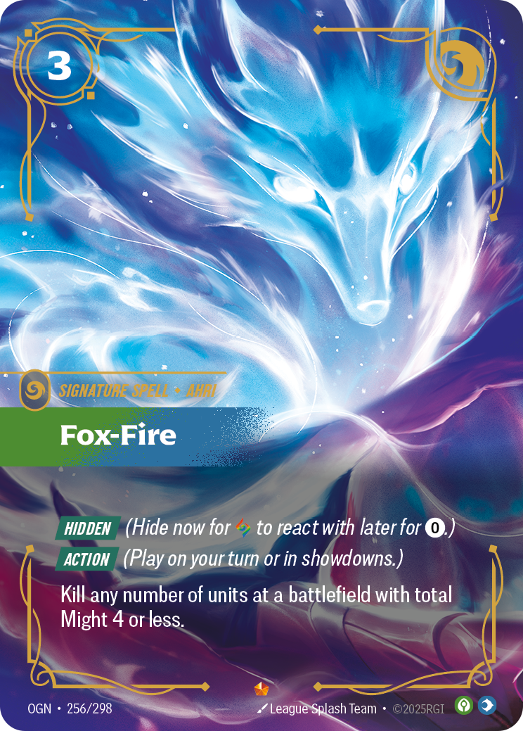 Fox-Fire (Signature Spell) (OGN-256/298) (Epic)