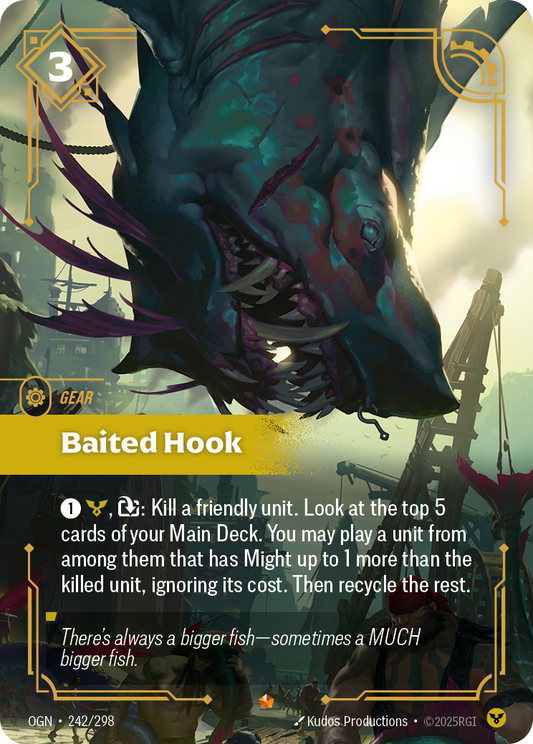 Baited Hook (Gear) (OGN-242/298) (Epic)