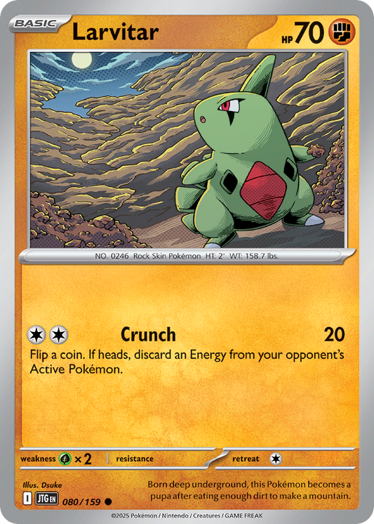 Larvitar (Basic Pokémon) (JTG-080/159) (Common)