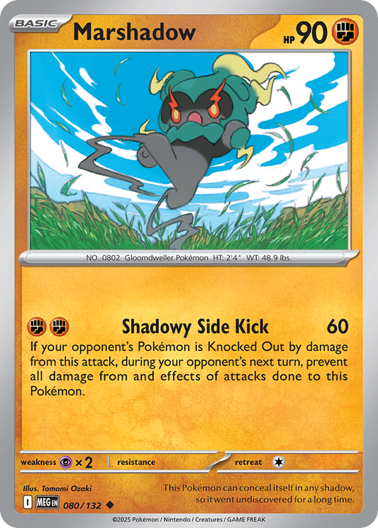 Marshadow (Basic Pokémon) (MEG-080/132) (Uncommon)