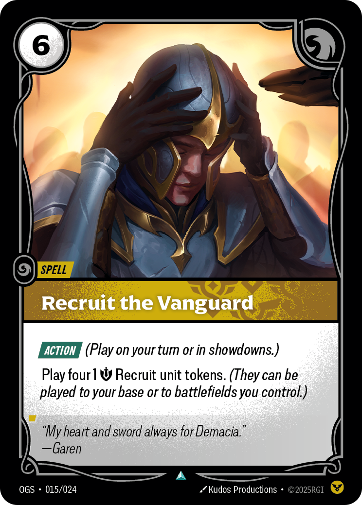 Recruit the Vanguard (Spell) (OGS-015/024) (Uncommon)