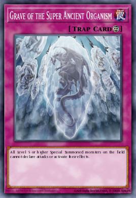 Grave of the Super Ancient Organism (TRAP) (RA03-EN077) (SR/UR/SE/UL/PS/CR/QCSE)