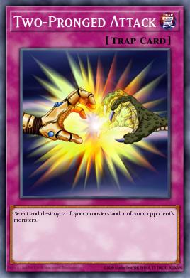 Two-Pronged Attack (TRAP) (LOB-EN061) (RARE)