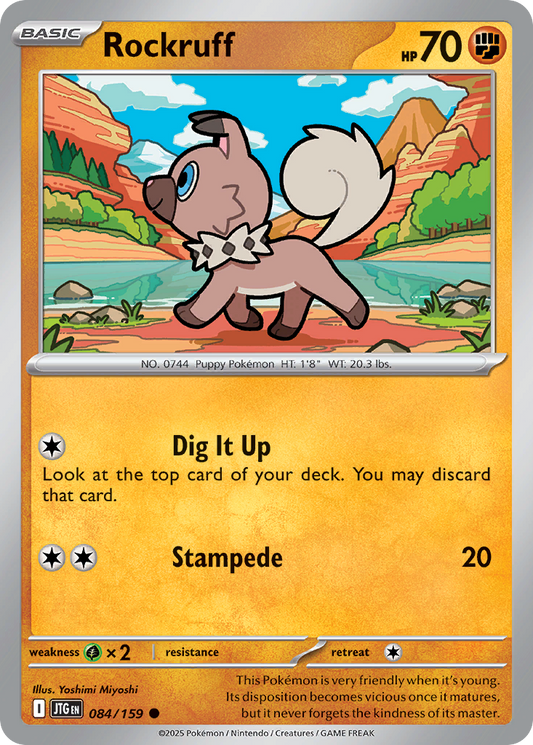 Rockruff (Basic Pokémon) (JTG-084/159) (Common)
