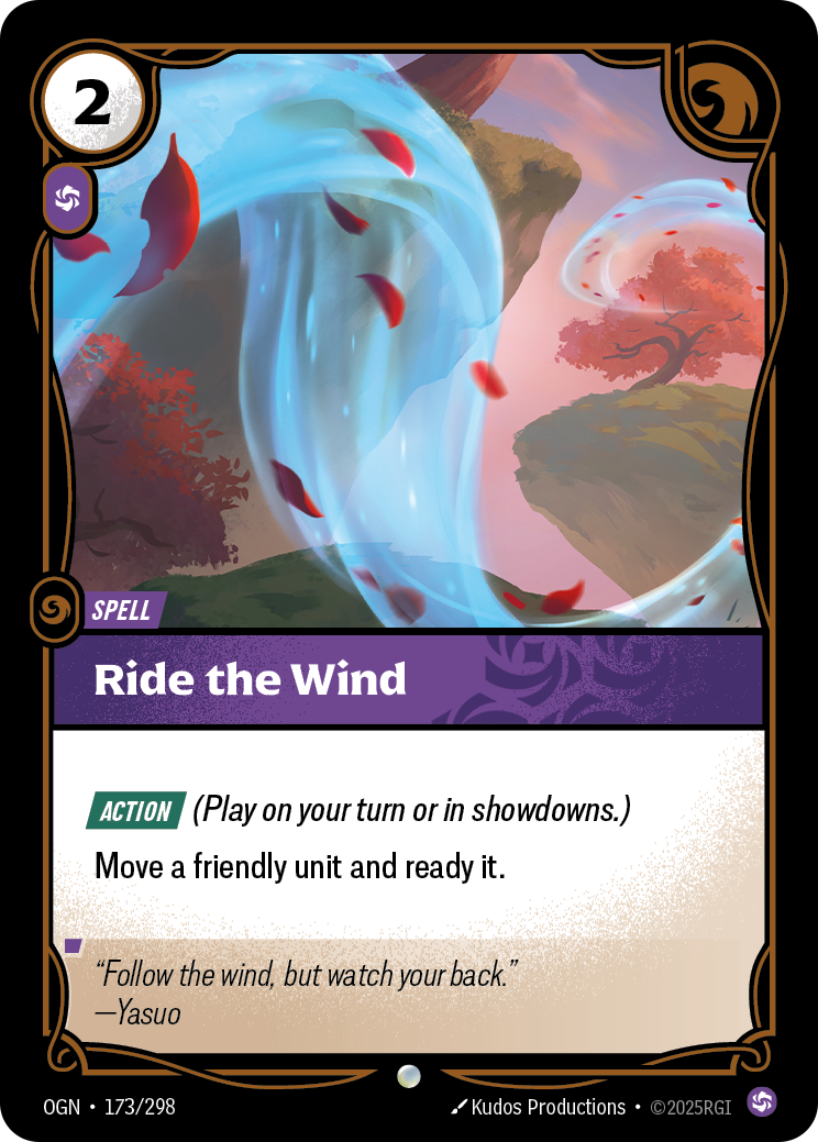 Ride the Wind (Spell) (OGN-173/298) (Common)