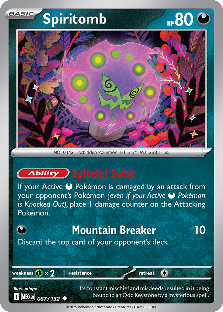 Spiritomb (Basic Pokémon) (MEG-087/132) (Uncommon)