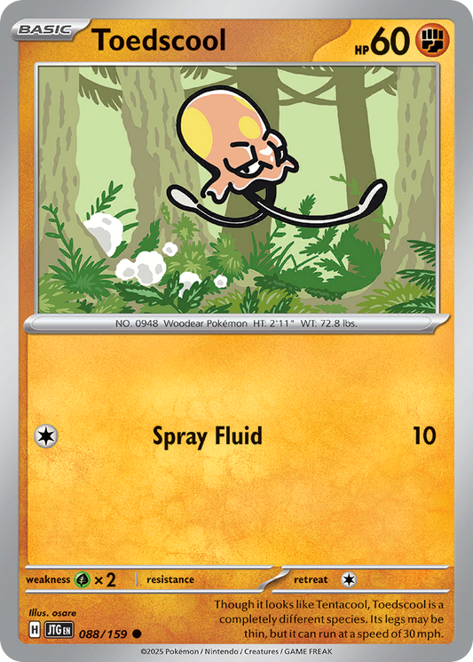 Toedscool (Basic Pokémon) (JTG-088/159) (Common)