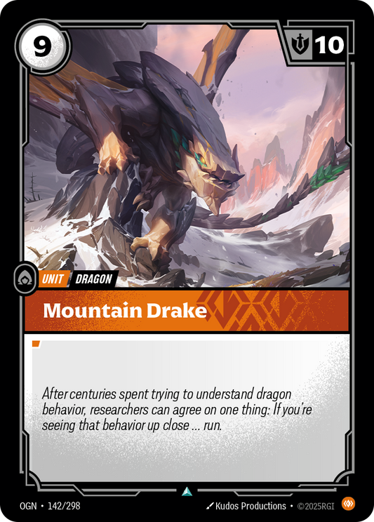 Mountain Drake (Unit) (OGN-142/298) (Uncommon)