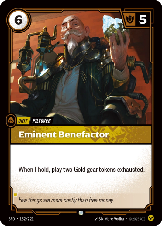 Eminent Benefactor (Unit) (SFD-152/221) (Common)