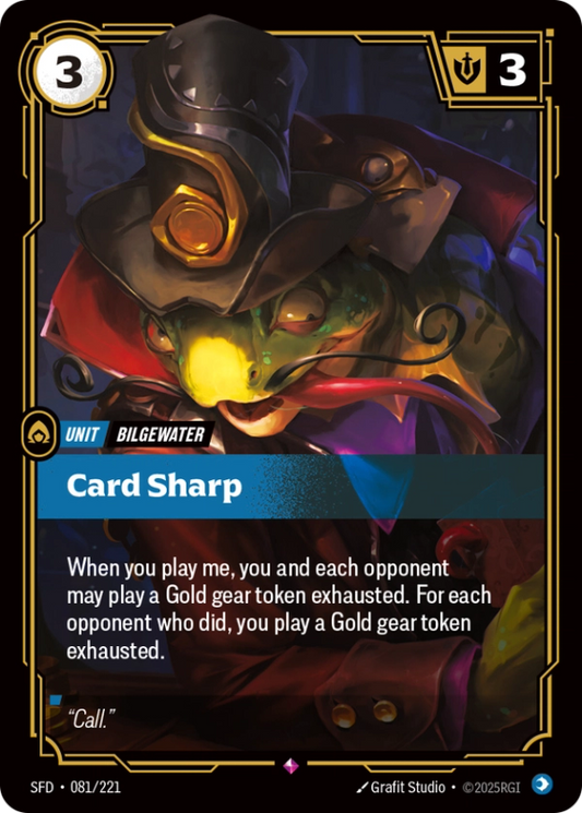 Card Sharp (Unit) (SFD-081/221) (Rare)
