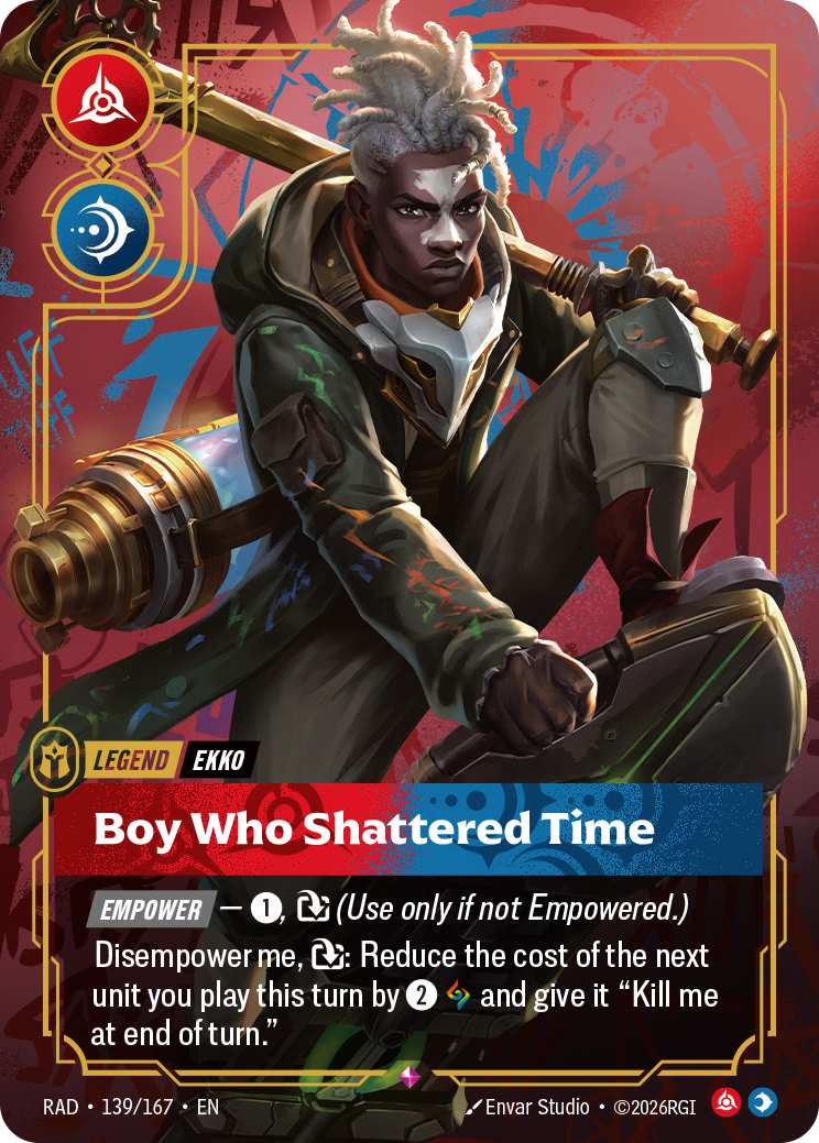 Boy Who Shattered Time (Legend) (RAD-139/167) (Rare)