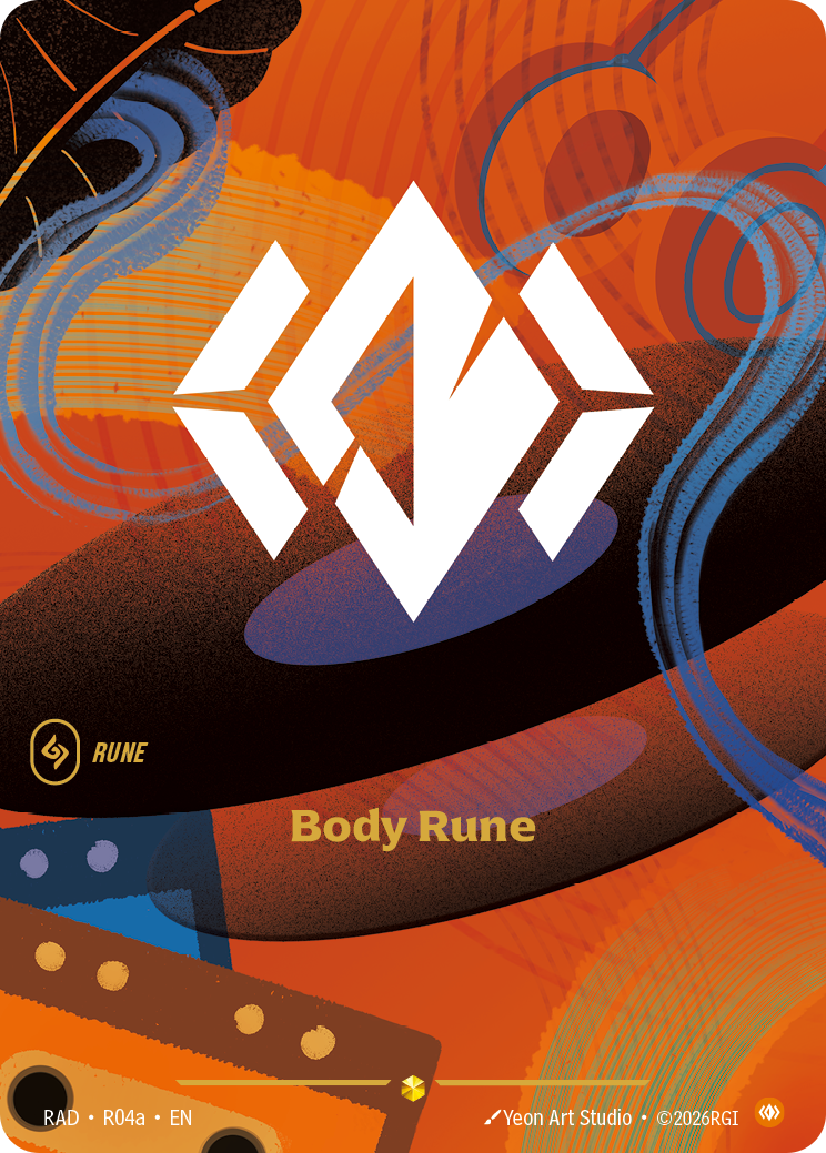Body Rune (Rune) (RAD-R04a) (Showcase) (Alternate Art)